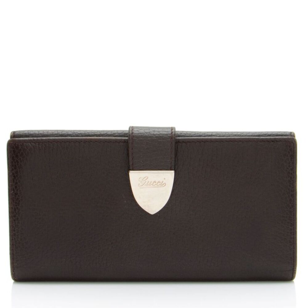 Gucci Leather Signoria Continental Wallet